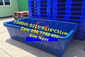 Bán thùng nhựa nuôi cá 1000 lít giá rẻ - 0967788450 Ms Ngọc
