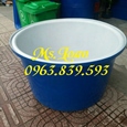 Bể nhựa tròn 750lit nuôi cá, bể đựng nước nhựa, bể nuôi cá/ 0963.839.593 Ms.Loan