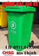 Bán thùng rác công cộng 120lit 240lit, thùng rác inox giá rẻ 0911041000