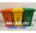 Thùng rác nhựa lớn 240L thu gom rác thải tập trung../ 0963.839.593 Ms.Loan