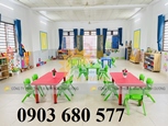 Bàn ghế nhựa mầm non dành cho trẻ nhỏ giá tốt, chất lượng