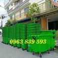 Bán thùng rác 120lit nhựa HDPE nắp đậy kín giảm giá rẻ quận 10. Lh 0963 839 593 Ms.Loan