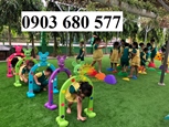 Cổng chui hình con vật ngộ nghĩnh cho trẻ em mầm non