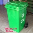 Bán thùng rác nhựa 100lit giá tốt khu vực HCM / LH 0963.839.593 Ms.Loan