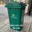 Thùng rác công cộng 90lit nắp kín, thùng rác nhựa 90L giảm giá rẻ / 0963.839.593 Ms.Loan