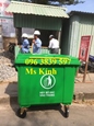 Xe gom rác 660 lít, thùng rác nhựa 660 lít, thùng rác công cộng giá tốt - 096 3839597 Ms Kính