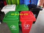 Thùng rác nhựa 120 lít, thùng rác giá rẻ giao hàng toàn quốc call 0916.944.470 Ms Duyên