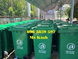 Giá thùng rác nhựa 240 lít, thùng rác đô thị 240 lít rẻ - 096 3839 597 Ms Kính